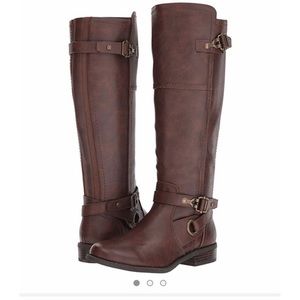 Guess Hailee Brown Riding Boots
